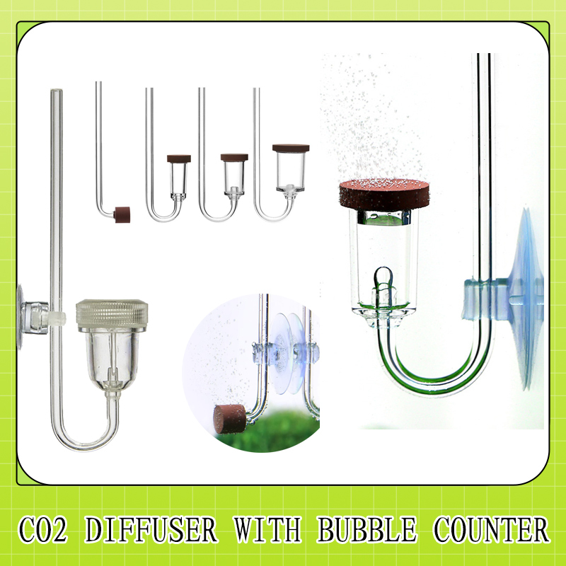 Co2 Diffuser Planted - 미니 이산화탄소 디퓨저 버블 카운터 포함,