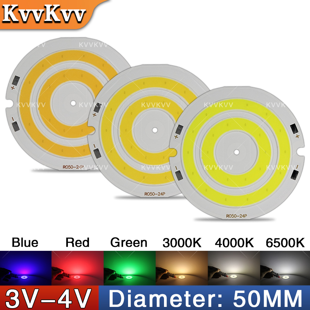 Aquarium Led Light - 3V 4V 원형 COB LED 램프