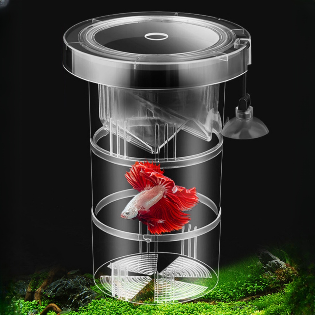Aquarium Fish Feeder - 아크릴 플로팅 어류 번식 격리 상자