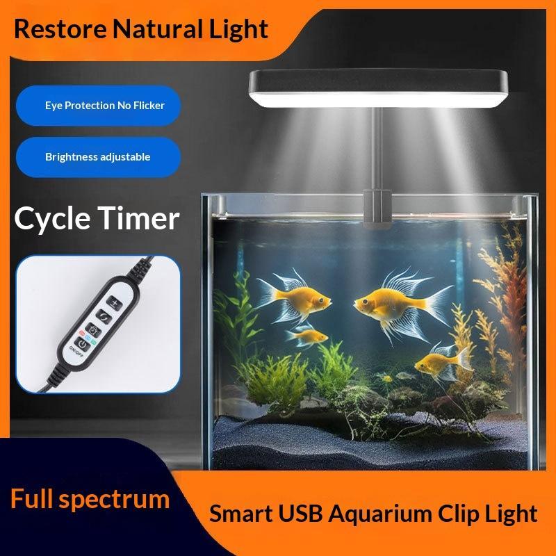 Aquarium Led Light - 풀 스펙트럼 LED 수족관 조명 360도