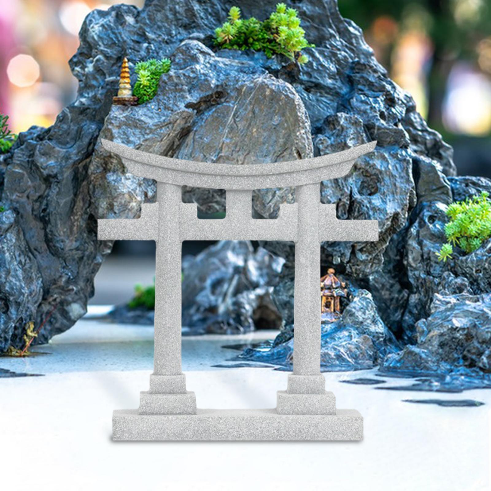 Aquarium Fish Japanese - 수족관 장식용 일본식 토리이 게이트 PVC