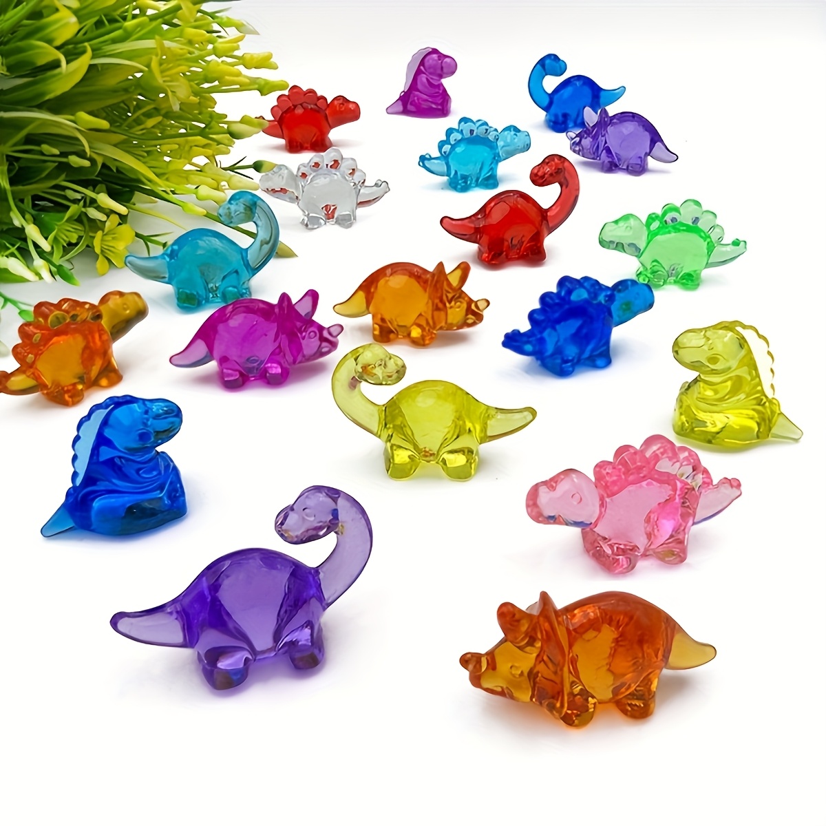 20개 미니 공룡 피규어, 작은 레진 동물 장식품, 화 - Aquarium Fish Small 리뷰 및 가격