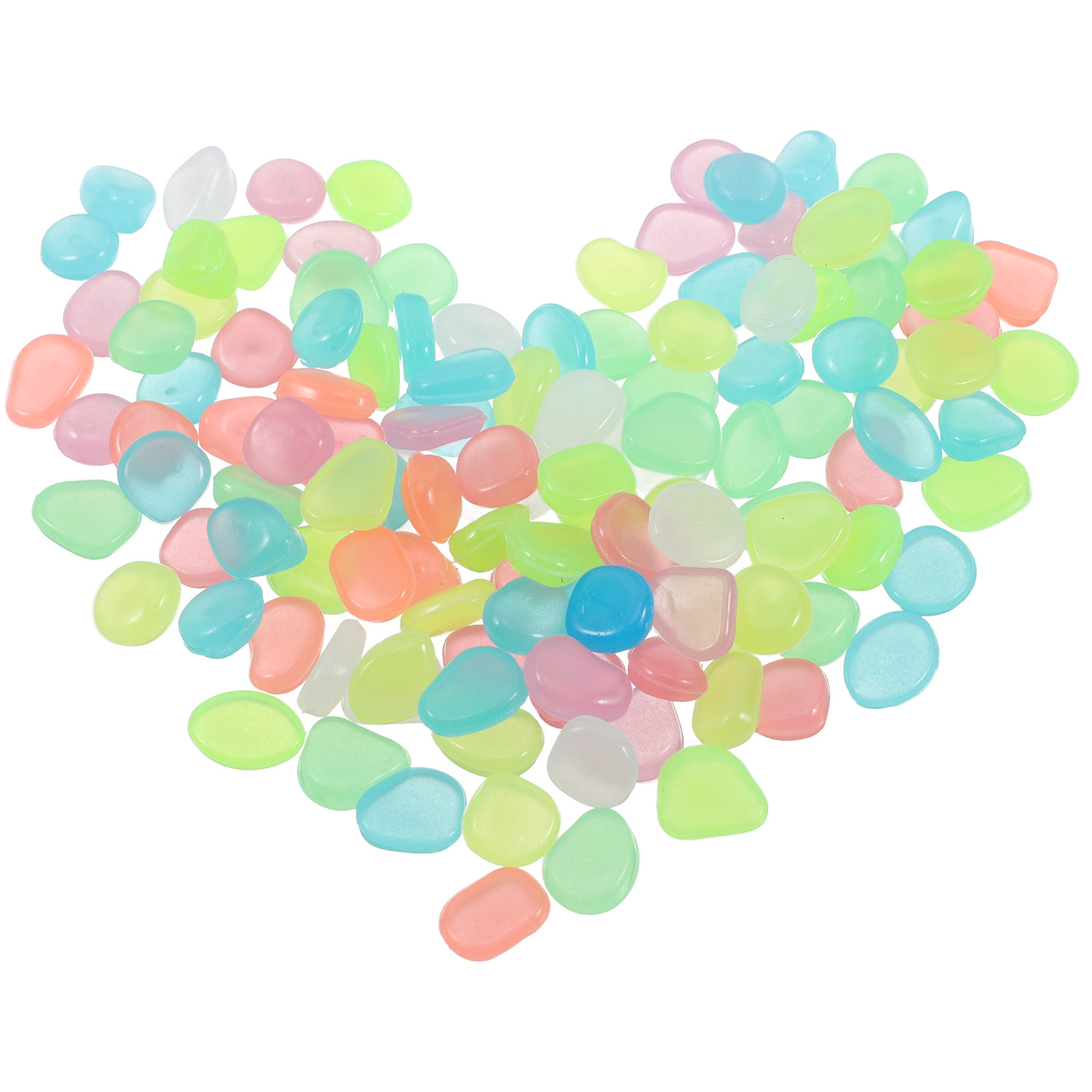 어둠 속에서 빛나는 조약돌 400개, 야광 효과가 있는 - Aquarium Fish Small 리뷰 및 가격