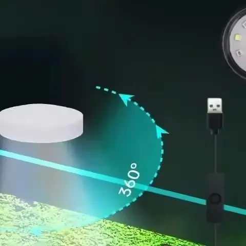 어항 조명 어댑터 포함 LED 클립 온 어항 조명, 소 - Aquarium Fish Small 리뷰 및 가격