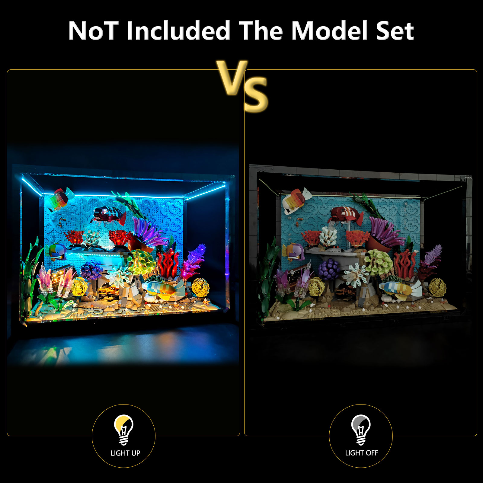 레고 10366 열대 수족관과 호환되는 LYBMTWF  - Aquarium Led Light 리뷰 및 가격