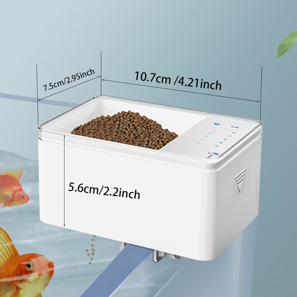 100ML 대용량 물고기 피더 모바일 폰 APP 제어  - Aquarium Fish Feeder 리뷰 및 가격