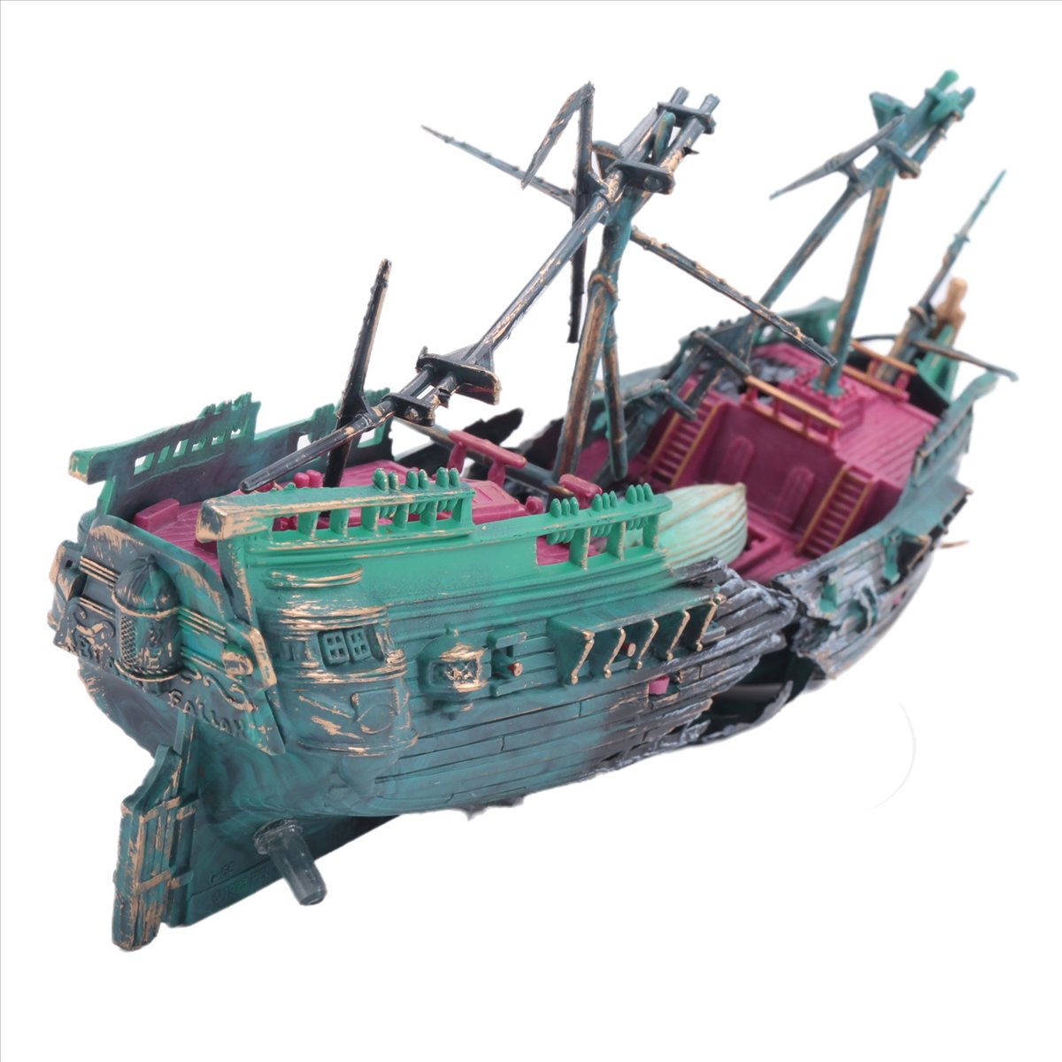 【ABFS】대형 수족관용 난파선 장식, 플라스틱 보트  - Aquarium Fish Accessories 리뷰 및 가격