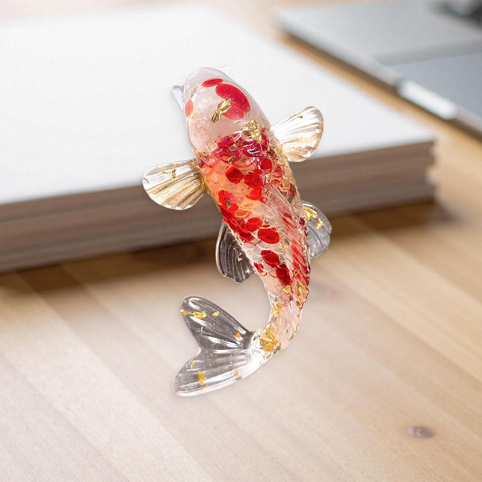 실제같은 잉어 조각상 레진 피규어 귀여운 행운의 장식품 - Aquarium Fish Japanese 리뷰 및 가격