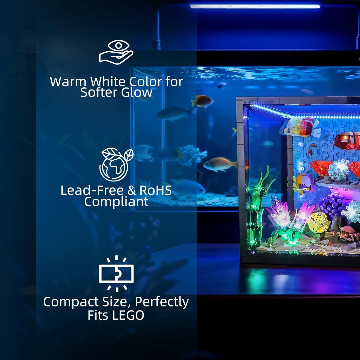 레고 10366 아이콘용 Hprosper LED 조명  - Aquarium Led Light 리뷰 및 가격