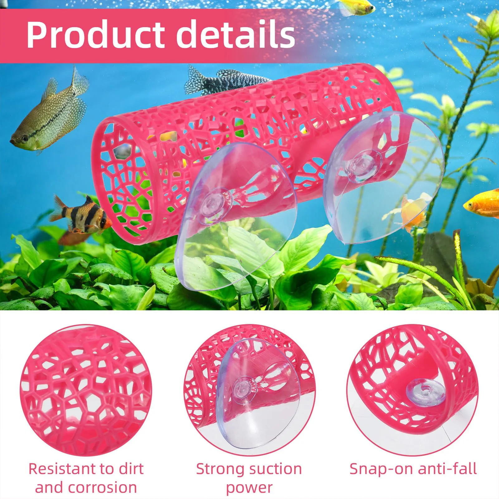수족관 물고기 터널 장난감 베타 물고기 터널 은신처 및 - Aquarium Fish Feeder 리뷰 및 가격