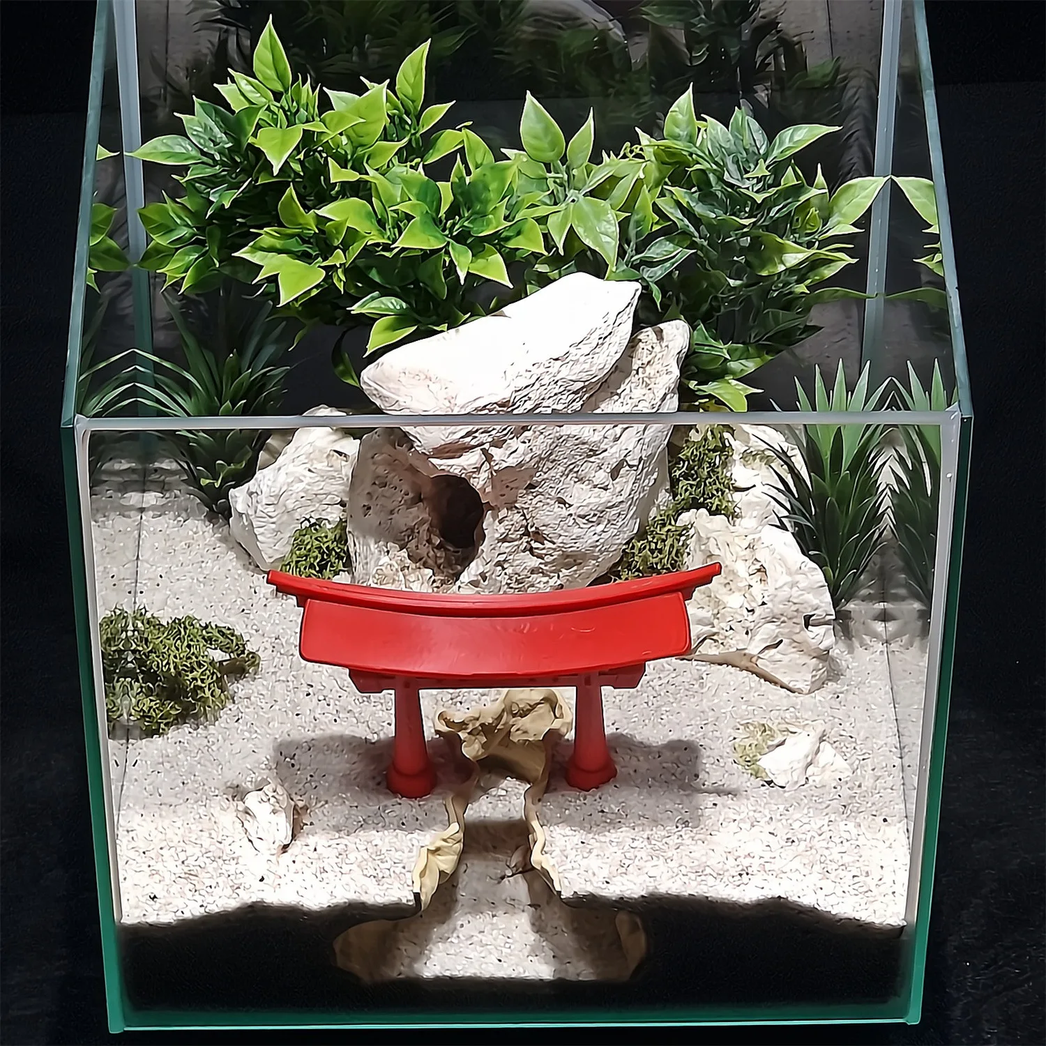 토리이 게이트 수족관 동굴 어항 장식품 일본식 물고기  - Aquarium Fish Japanese 리뷰 및 가격