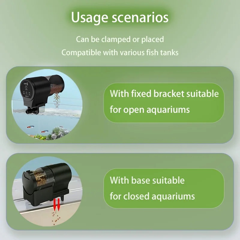 어항 자동 급식기 지능형 타이머 급식기 관상어 거북이  - Aquarium Fish Feeder 리뷰 및 가격