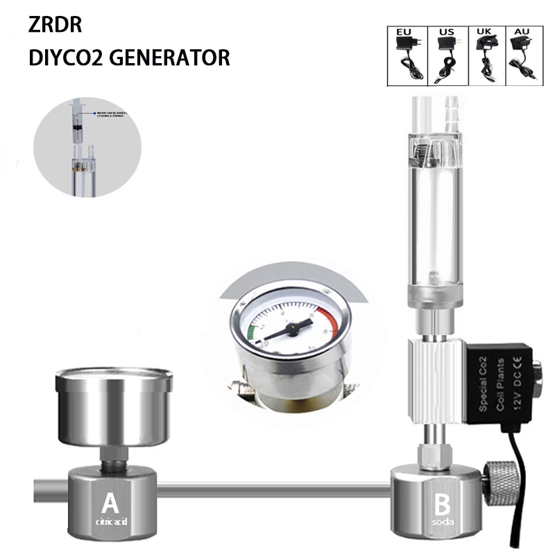 수족관 DIY CO2 반응기 생성기 시스템 키트, 수족 - Co2 Diffuser Planted 리뷰 및 가격