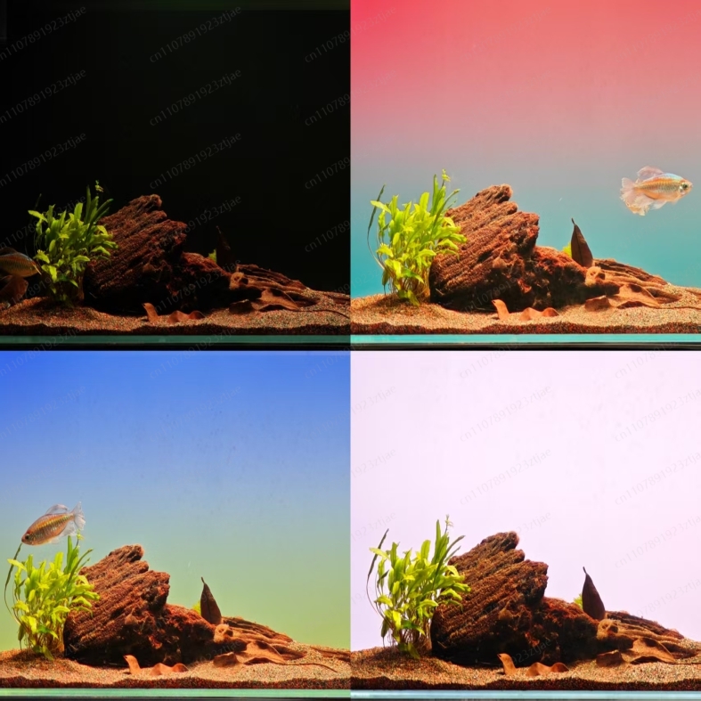 블랙 아크릴 수족관 배경 조명 패널, RGBW 그라데이 - Aquarium Led Light 리뷰 및 가격