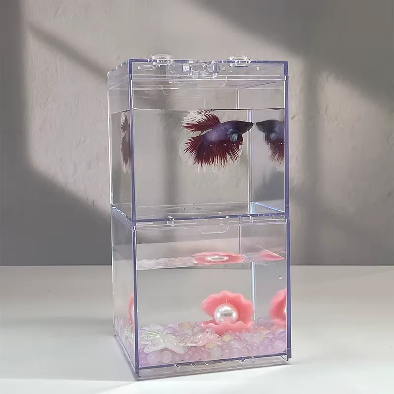 릴랙스라인 미니 수족관 박스 테이블 장식 소형 다기능  - Aquarium Fish Small 리뷰 및 가격