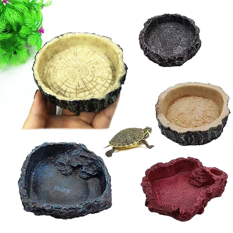 애완 동물 파충류 피더 그릇 수지 수족관 분지 음식 물 - Aquarium Fish Feeder 리뷰 및 가격