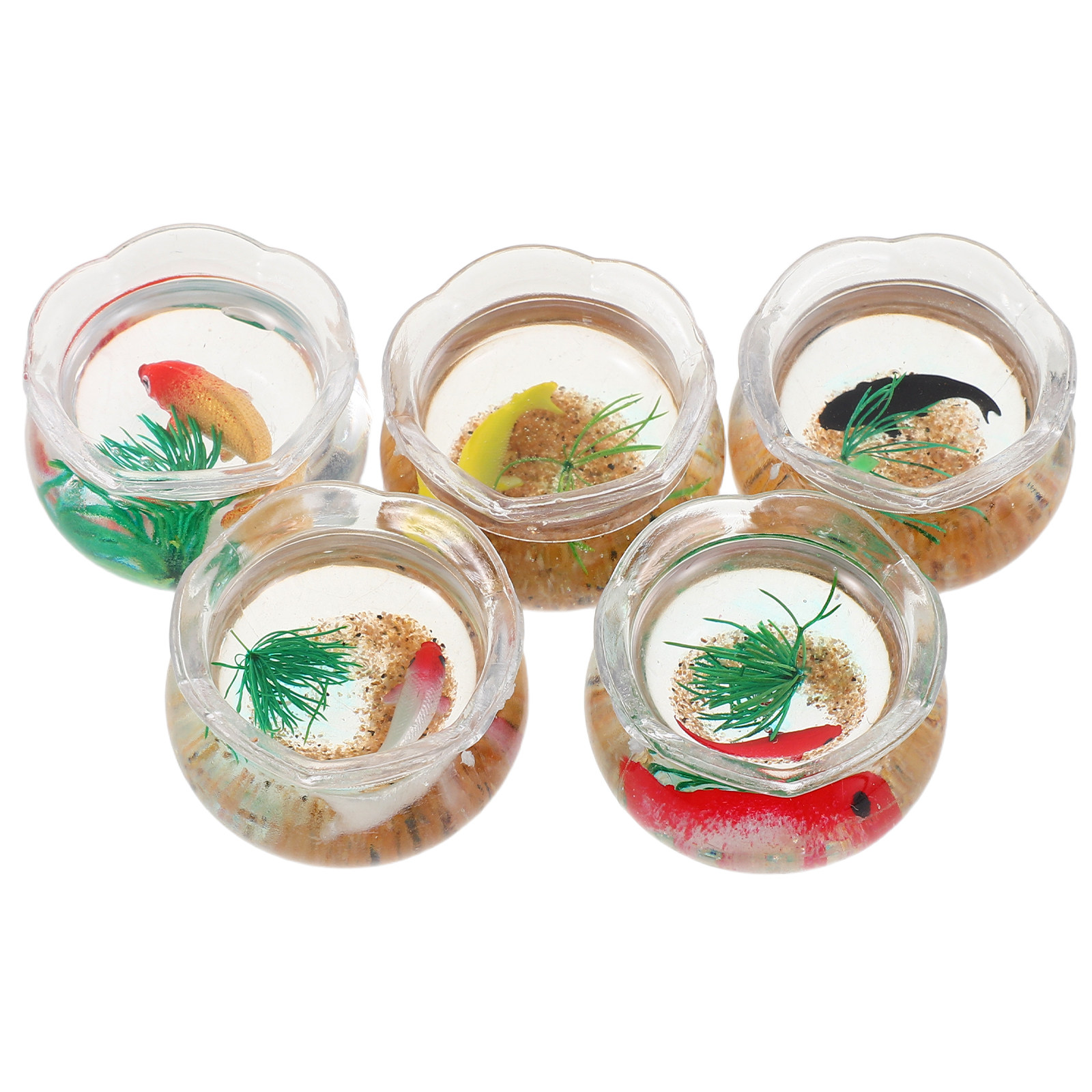 5개입 미니 물고기 어항, 사실적인 코이 물고기 모형, - Aquarium Fish Small 리뷰 및 가격