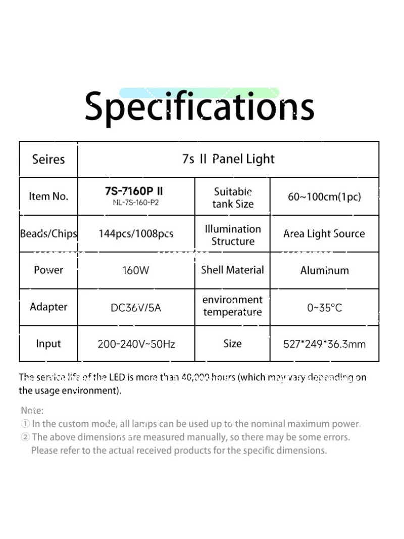 수족관 LED 조명 160W RGB 풀 스펙트럼 WIF - Aquarium Led Light 리뷰 및 가격